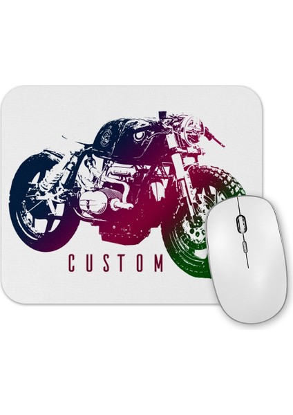 Moto Custom Motorsiklet Mouse Pad