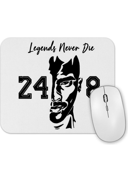 Kobe Bryant Legend Never Die Mouse Pad