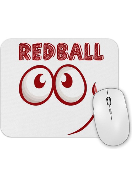 Baskı Dükkanı Red Ball 4 Smile Long Sleeve Mouse Pad