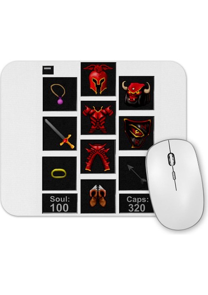 Knight Set Tibia Knight Set Mouse Pad
