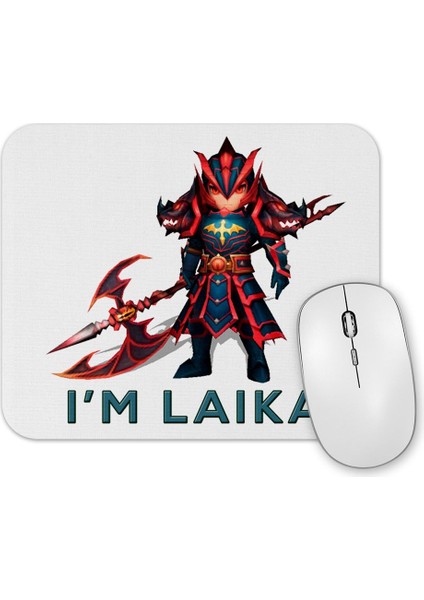 Laika Fire Dragon Knight Summoners Mouse Pad