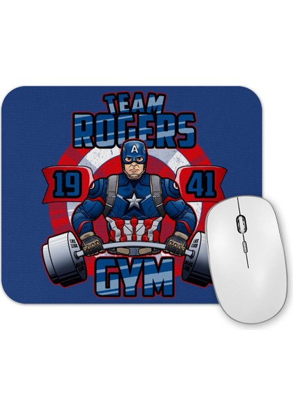 Captain America Team Rogers Mouse Pad