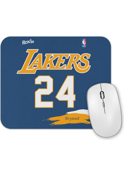 Lakers 24 Bryant Purple Roxx Ink Mouse Pad