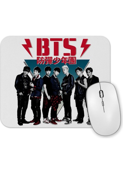 Bts 80's Vintage Dark Wild Mouse Pad