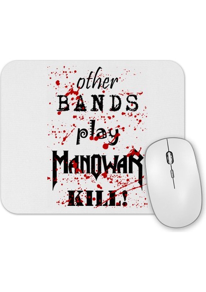 Manowar Kill With Power Mouse Pad
