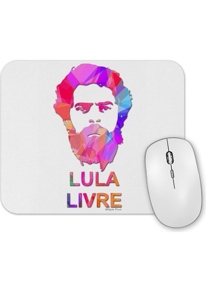 Lula Lıvre Colorido Abstrato Mouse Pad