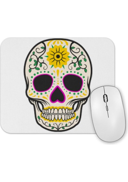 Desenli Kuru Kafa Mouse Pad