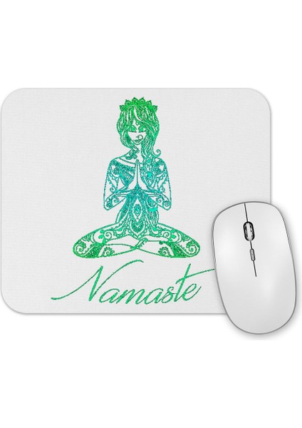 Namaste Yoga Mouse Pad