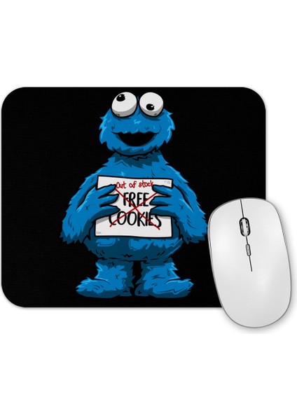 Monster Cookies Cookie Kurabiye Canavarı Mouse Pad