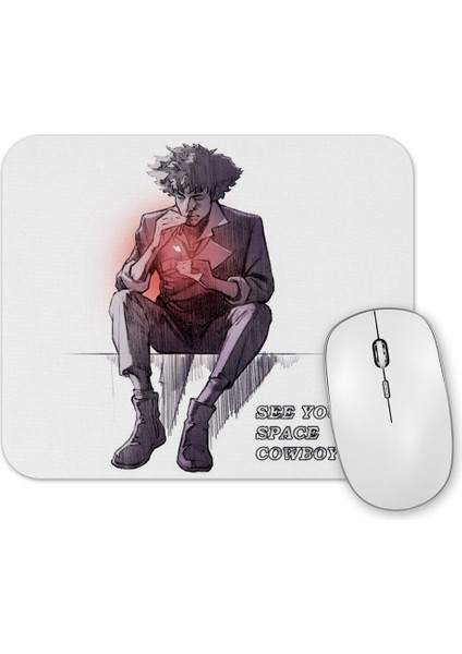 Spikespiegel Space Cowboy Mouse Pad