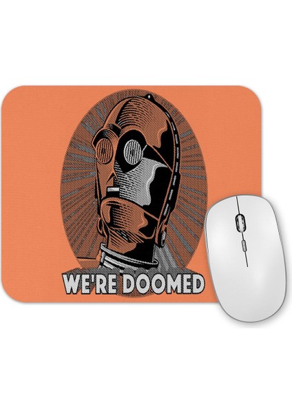 We're All Mad Here Mouse Pad