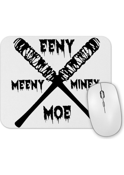 Negan Logo Reverse Mouse Pad