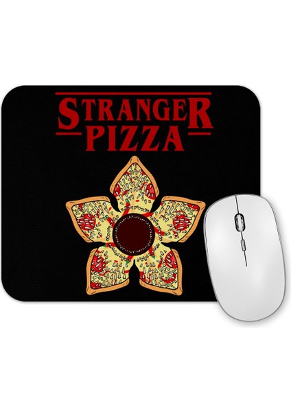 Stranger Things Stranger Pizza Mouse Pad