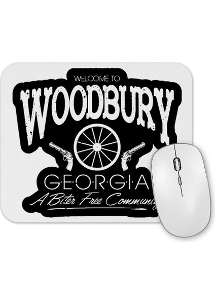 The Walking Dead Welcome To Woodbury Mouse Pad