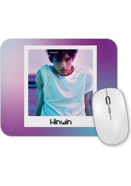 Winwin Wayv Take Off Character Analysis Mouse Pad