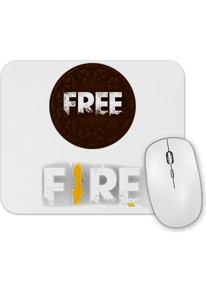 Free Fire Bolacha Verde Mouse Pad