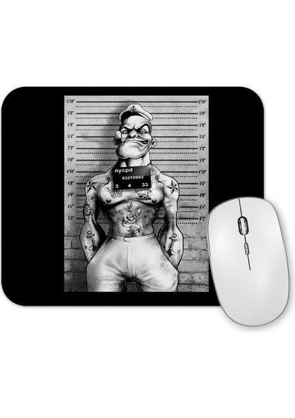 Popeye Bad Boy Temel Reis Mouse Pad