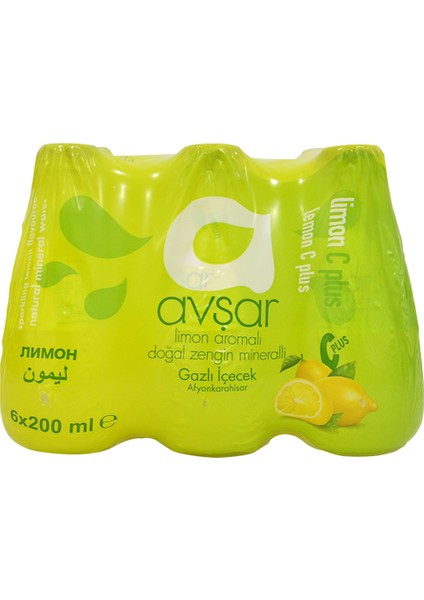 C Plus Limon Aromalı Soda 24'lü 200 ml