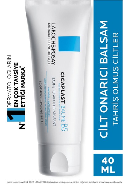 La Roche Posay Cicaplast Baume B5 - Onarıcı Bakım Kremi 40ML