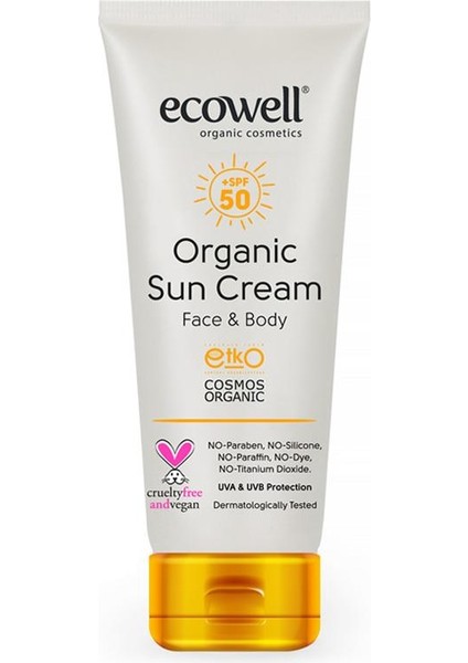 Organik Güneş Kremi Spf 50 110 gr