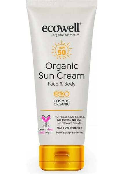 Organik Güneş Kremi Spf 50 110 gr