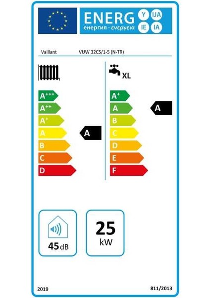 Ecotec 32CS/1-5 Plus 25/32 Kw 21.000 Tam Yoğuşmalı Kombi