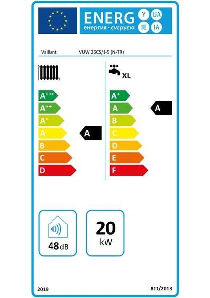 Ecotec 26CS/1-5 Plus 20/26 Kw 17.000 Tam Yoğuşmalı Kombi