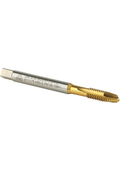 Hss Titanyum Düz Makina Kılavuzu - Dın 371/376 Unc 3/8 x 16