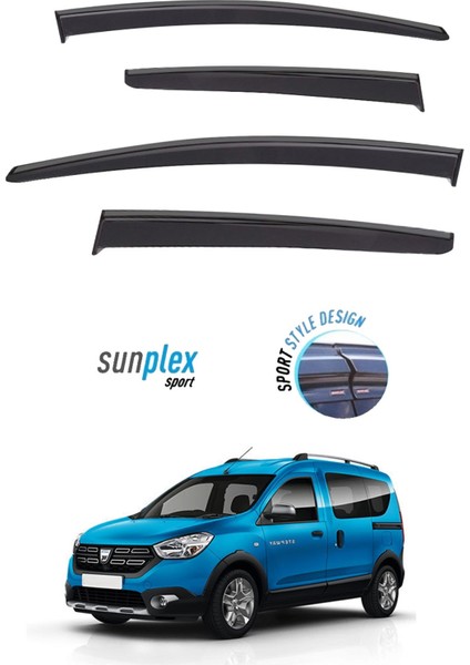 Dacia Dokker Cam Rüzgarlığı Sunplex Marka Mugen 2'li