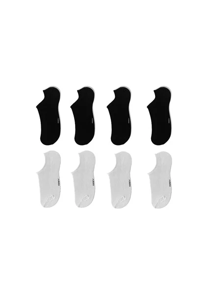 Ozzy Socks 8 Çift Dikişsiz Kadın  Bambu Görünmez (Sneaker) Spor Ayakkabı Çorabı