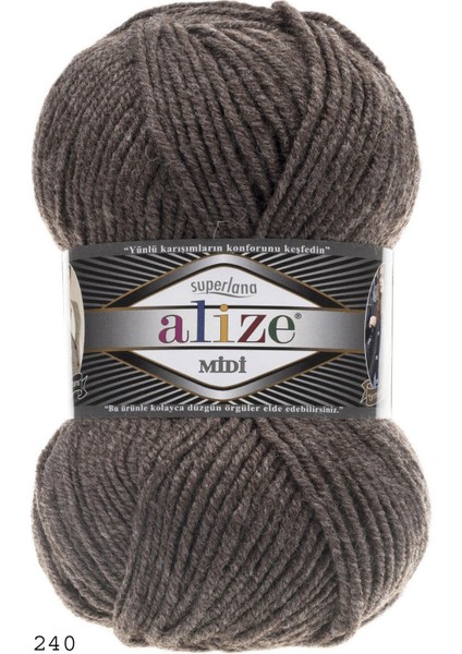 Süperlana Midi 240 100GR X5 Adet