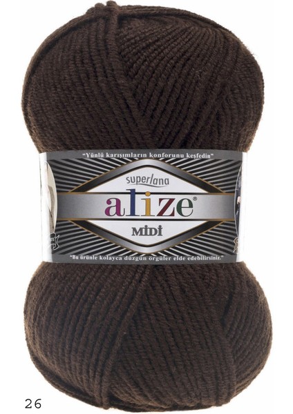 Süperlana Midi 26 100GR X5 Adet
