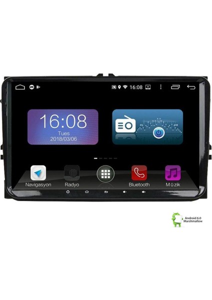 Oto Teyp Multımedıa Androıd Unıversal 2011-2014 Volkswagen Kawai VW-1577-UV