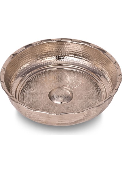 - Hamam Tası 20 cm Makine Işleme Nikel
