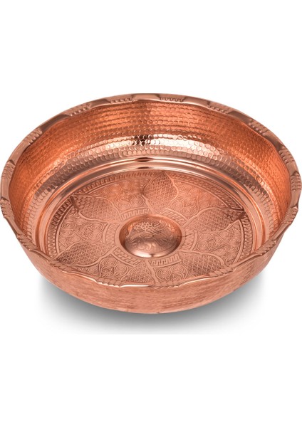- Hamam Tası 18 cm Makine Işleme Kırmızı