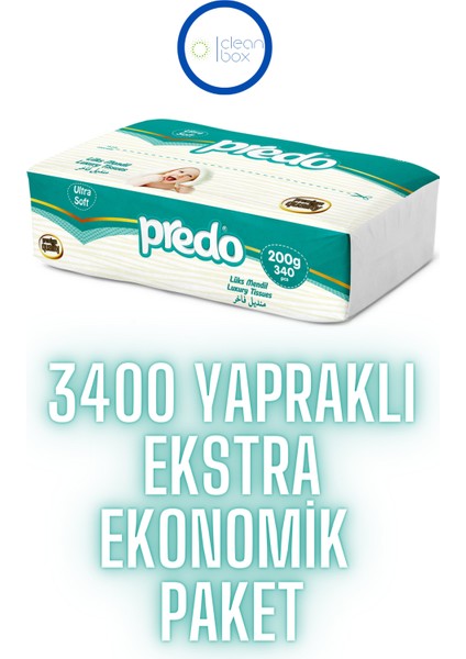 Ultra Soft Lüks Mendil 3400 Yaprak (2000GR)