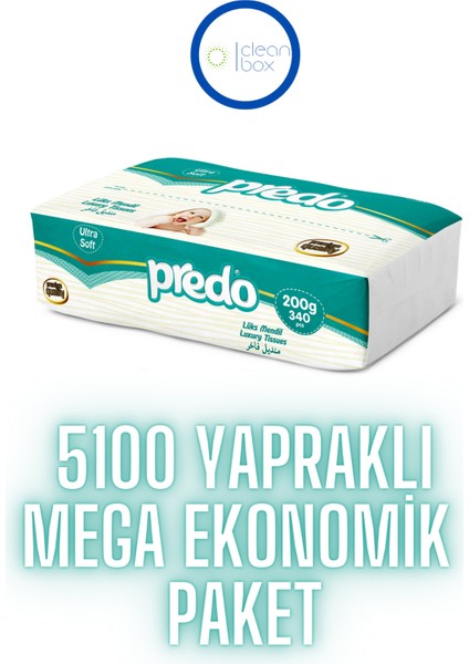 Ultra Soft Lüks Mendil 5100 Yaprak (3000GR)