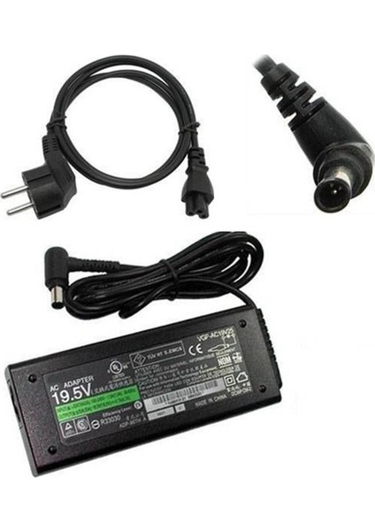 Ata Elektronik Sony Vaio Uyumlu PCG-4121DL, PCG-4121GL - 19.5V 4.74A Notebook Adaptör Laptop Şarj Cihazı