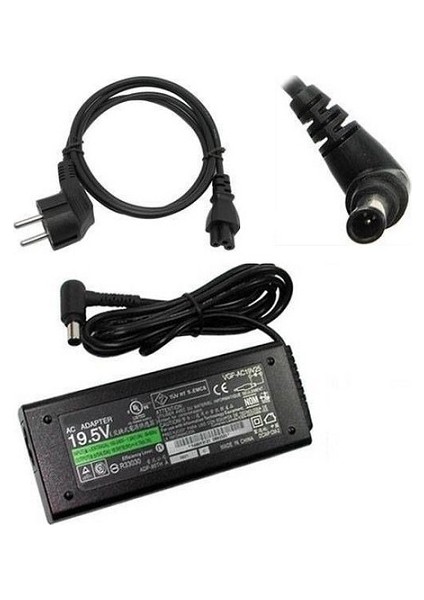 Ata Elektronik Sony Vaio Uyumlu PCG-4121DL, PCG-4121GL - 19.5V 4.74A Notebook Adaptör Laptop Şarj Cihazı