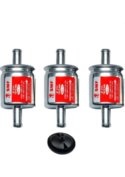 Atiker-Akl-Tartarini-Cangas-Vikars-Mimgas-Zavoli Uyumlu Gaz Filtresi 12-12MM