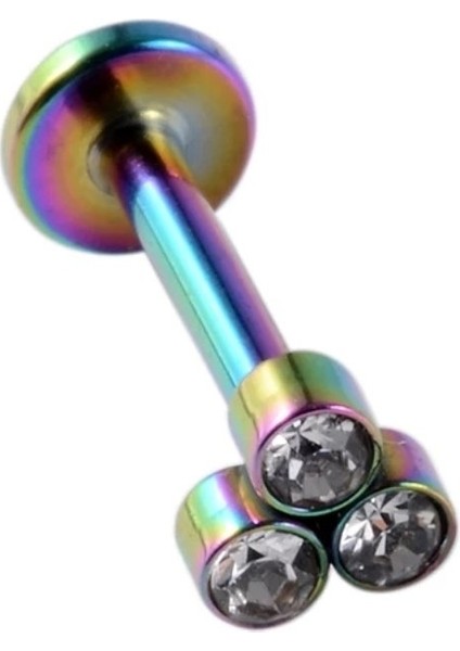 Cerrahi Çelik Labrent Piercing 6 mm - Gümüş Rengi modelleri