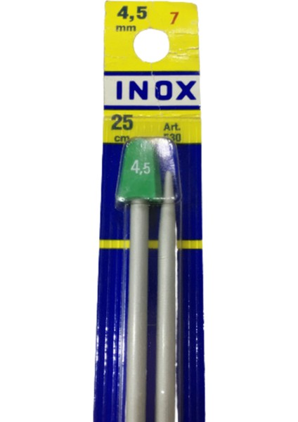 Inox Metal 25 cm El Örgü Şişi 4,5 mm fiyatları