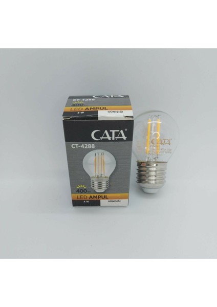 4 W LED Ampul E27 Duylu 2700K Günışığı CT-4288