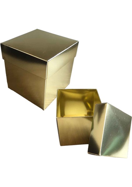 Komple Karton Kutu 10 x 10 x 10 - 10 Adet Gold