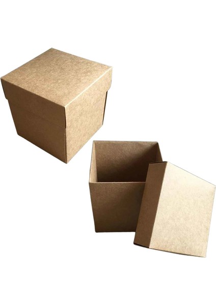 Komple Karton Kutu 10 x 10 x 10 - 10 Adet Kraft