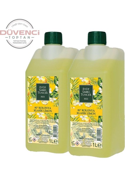 Klasik Limon Kolonyası Yedek Şişe 1 lt x 2 fiyatları