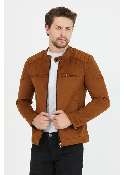 Erkek Taba Yeni Sezon Süet Ceket modelleri