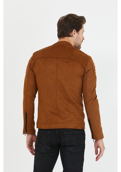 Erkek Taba Yeni Sezon Süet Ceket