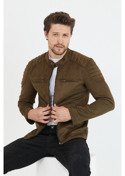 Erkek Haki Yeni Sezon Süet Ceket fiyatları