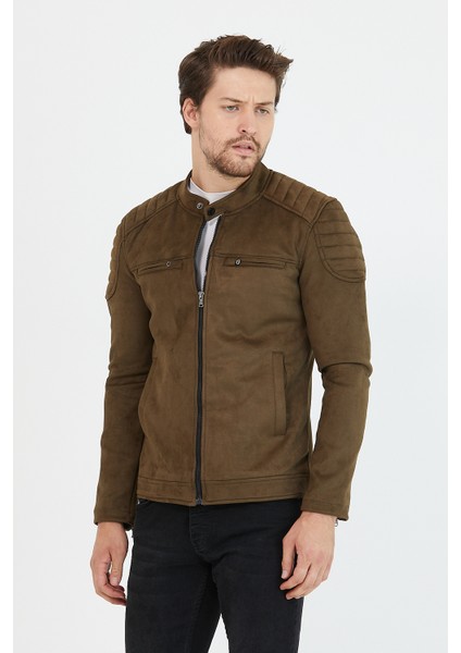 Erkek Haki Yeni Sezon Süet Ceket indirimleri